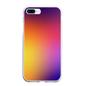 Чехол для iPhone 7Plus/8 Plus матовый с принтом Abstract gradient colors , Силикон | Область печати: задняя сторона чехла, без боковых панелей | abstract | colors | gradient | абстракция | градиент | перелив | цвет | цветовой