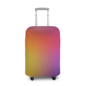 Чехол для чемодана 3D с принтом Abstract gradient colors , 86% полиэфир, 14% спандекс | двустороннее нанесение принта, прорези для ручек и колес | abstract | colors | gradient | абстракция | градиент | перелив | цвет | цветовой