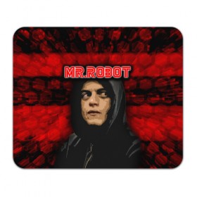 Коврик для мышки прямоугольный с принтом Mr.robot , натуральный каучук | размер 230 х 185 мм; запечатка лицевой стороны | robot | драма | мистер | мистер робот | психологический триллер | рами малек | робот | технотриллер