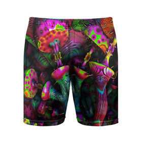 Мужские шорты 3D спортивные с принтом ПСИХОДЕЛИКА ,  |  | abstract | abstraction | color | geometry | paitnt | psy | абстракция | геометрия | краски | неоновые | психоделика
