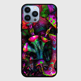 Чехол для iPhone 13 Pro Max с принтом ПСИХОДЕЛИКА ,  |  | abstract | abstraction | color | geometry | paitnt | psy | абстракция | геометрия | краски | неоновые | психоделика