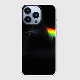 Чехол для iPhone 13 Pro с принтом PINK FLOYD ,  |  | music | pink floyd | the dark side of the moon | космос | луна | музыка | пинк флойд | призма | рок | треугольник | триангулярная призма