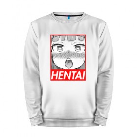 Мужской свитшот хлопок с принтом HENTAI , 100% хлопок |  | ahegao | anime | japan | manga | sempai | senpai | аниме | ахегао | лицо | манга | семпай | сенпай | япония