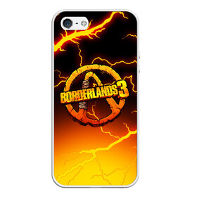 Чехол для iPhone 5/5S матовый с принтом BORDERLANDS 3 , Силикон | Область печати: задняя сторона чехла, без боковых панелей | borderlands | borderlands 3 | hyperion | бордерлендс | гиперион