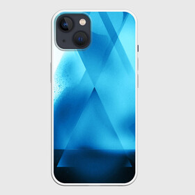 Чехол для iPhone 13 с принтом ABSTRACT BLUE ,  |  | abstraction | art | black | colors | cпектр | geometric | pattern | rainbow | spectrum | абстракция | витраж | геометрический | искусство | полосы | радуга | разноцветные | рисунок | стекло | узор | цвета | черные