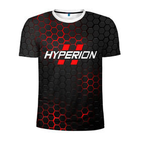 Мужская футболка 3D спортивная с принтом HYPERION , 100% полиэстер с улучшенными характеристиками | приталенный силуэт, круглая горловина, широкие плечи, сужается к линии бедра | borderlands | borderlands 3 | hyperion | бордерлендс | гиперион