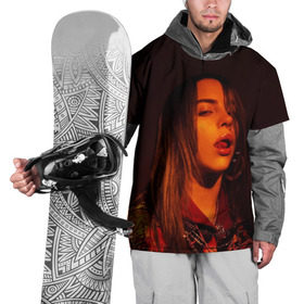 Накидка на куртку 3D с принтом BILLIE EILISH , 100% полиэстер |  | all | asleep | bad | bellyache | billie | blohsh | dont | eilish | eyes | fall | guy | logo | music | ocean | singer | smile | when | айлиш | били | билли | бэрд | лого | музыка | пайрат | певица | символ | эйлиш