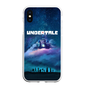 Чехол для iPhone XS Max матовый с принтом UNDERTALE АНДЕРТЕЙЛ , Силикон | Область печати: задняя сторона чехла, без боковых панелей | asriel dreemurr | chara | frisk | sans | undertale | азриэль дримурр | андертейл | андрайн | гастер | замок азгора | меттатон | санс | фриск | чара