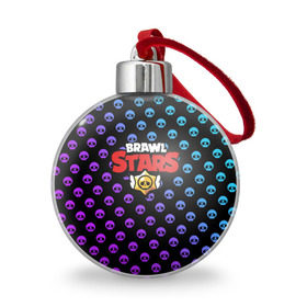 Ёлочный шар с принтом Brawl Stars , Пластик | Диаметр: 77 мм | brawl | brawl stars | stars | бравл | бравл старс | браво старс | игра | компьютерная | онлайн | старс