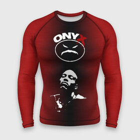 Мужской рашгард 3D с принтом Onyx ,  |  | fredro starr | gangsta | gangsta rap | gangster | hardcore | hip hop | hiphop | icon | old school | oniks | onix | onyks | onyx | rap | sticky fingaz | ганста | оникс | реп | рэп | хип хоп