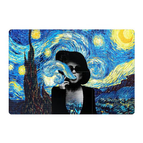 Магнитный плакат 3Х2 с принтом Марла на картине Ван Гога , Полимерный материал с магнитным слоем | 6 деталей размером 9*9 см | Тематика изображения на принте: ван гог | вангог | звездная ночь | картина | марла | марла сингер | модернизм | постмодерн | художник | экспонат | экспрессионизм