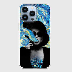 Чехол для iPhone 13 Pro с принтом Марла на картине Ван Гога ,  |  | Тематика изображения на принте: ван гог | вангог | звездная ночь | картина | марла | марла сингер | модернизм | постмодерн | художник | экспонат | экспрессионизм