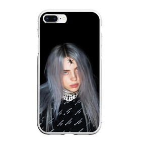 Чехол для iPhone 7Plus/8 Plus матовый с принтом BILLIE EILISH с Пауком , Силикон | Область печати: задняя сторона чехла, без боковых панелей | all | asleep | bad | bellyache | billie | blohsh | dont | eilish | eyes | fall | ghoul | guy | logo | music | ocean | singer | smile | when | айлиш | били | билли | бэрд | лого | музыка | пайрат | певица | символ | эйлиш