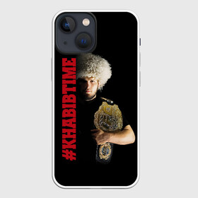 Чехол для iPhone 13 mini с принтом KHABIB TIME ,  |  | 242 | eagle | habib | khabib | mma | nurmagomedov | sport | the | ufc | wins | боевые | боец | бой | искусства | мма | нурмагомедов | орел | победил | победитель | самбо | спорт | уфц | хабиб | чемпион