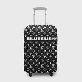 Чехол для чемодана 3D с принтом BILLIE EILISH , 86% полиэфир, 14% спандекс | двустороннее нанесение принта, прорези для ручек и колес | be | billie | billie eilish | blohsh | brand | france | logo | louis vuitton | lv | pattern | билли | билли айлиш | бренд | лв | лого | лоуис вуиттон | луи вуиттон | мода | паттерн | фигуры | франция