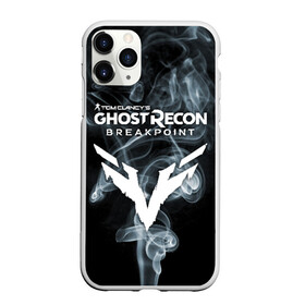 Чехол для iPhone 11 Pro матовый с принтом GHOST RECON BREAKPOINT , Силикон |  | break | breakpoint | clancy | clancy’s | ghost | logo | point | recon | symbol | tom | ubisoft | брейк | брейкпоинт | гост | игра | игры | кленсис | клэнси | лого | логотип | поинт | рекон | символ | том | юбисофт