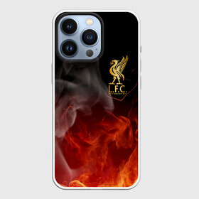 Чехол для iPhone 13 Pro с принтом LIVERPOOL ,  |  | Тематика изображения на принте: lfc | liverpool | sport | ynwa | ливерпуль | лфк | спорт