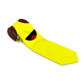 Галстук 3D с принтом Peely Fortnite , 100% полиэстер | Длина 148 см; Плотность 150-180 г/м2 | Тематика изображения на принте: banana | battle royale | fortnite | game | банан | батл рояль | глаза | игра | лицо | роял | фортнайт