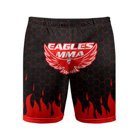 Мужские шорты 3D спортивные с принтом EAGLES MMA ХАБИБ ,  |  | eagles mma | khabib | khabib nurmagomedov | mma | мма | хабиб | хабиб нурмагомедов