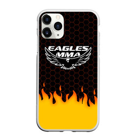 Чехол для iPhone 11 Pro Max матовый с принтом EAGLES MMA ХАБИБ , Силикон |  | eagles mma | khabib | khabib nurmagomedov | mma | мма | хабиб | хабиб нурмагомедов