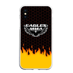 Чехол для iPhone XS Max матовый с принтом EAGLES MMA ХАБИБ , Силикон | Область печати: задняя сторона чехла, без боковых панелей | eagles mma | khabib | khabib nurmagomedov | mma | мма | хабиб | хабиб нурмагомедов