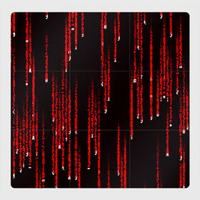 Магнитный плакат 3Х3 с принтом МАТРИЧНЫЙ КОД , Полимерный материал с магнитным слоем | 9 деталей размером 9*9 см | hugo weaving | pc | the matrix | код | компьютеры | матрица | матрица 4 | программист | программный код | цифры