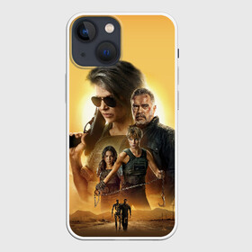 Чехол для iPhone 13 mini с принтом Terminator: Dark Fate ,  |  | dark fate | sarah j. connor | t 800 | terminator | восстание машин | киборг | сара коннор | темные судьбы | терминатор