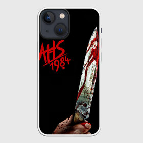Чехол для iPhone 13 mini с принтом American Horror Story ,  |  | Тематика изображения на принте: 1984 | ahs | american horror story | американская история ужасов