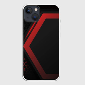 Чехол для iPhone 13 с принтом Neon armor ,  |  | abstract | black | carbon | cars | diy | fiber | hexagon | hi tech | psybient | psychill | skyrim | to | vinyl | wot | броня | карбон | металл | соты | сталь | форма | шестиугольник