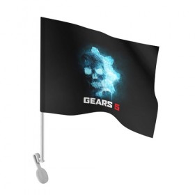 Флаг для автомобиля с принтом GEARS 5 , 100% полиэстер | Размер: 30*21 см | game | games | gears | gears 5 | gears of war | logo | shooter | symbol | war | боевик | вар | войны | гирс | гирс 5 | гирс оф вар | игра | игры | лого | логотип | символ | шестерни | шутер