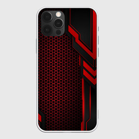 Чехол для iPhone 12 Pro Max с принтом Стальная броня , Силикон |  | abstract | black | carbon | cars | diy | fiber | hexagon | hi tech | psybient | psychill | skyrim | to | vinyl | wot | броня | карбон | металл | соты | сталь | форма | шестиугольник