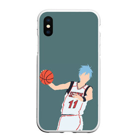 Чехол для iPhone XS Max матовый с принтом Tetsuya Kuroko , Силикон | Область печати: задняя сторона чехла, без боковых панелей | Тематика изображения на принте: basket | basketball | kuroko | kuroko no basket | phantom | tetsu | tetsuya | баскетбол | куроко | тэцу | тэцуя | фантом