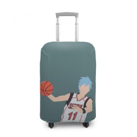 Чехол для чемодана 3D с принтом Tetsuya Kuroko , 86% полиэфир, 14% спандекс | двустороннее нанесение принта, прорези для ручек и колес | basket | basketball | kuroko | kuroko no basket | phantom | tetsu | tetsuya | баскетбол | куроко | тэцу | тэцуя | фантом