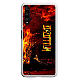 Чехол для Honor 20 с принтом Led Zeppelin , Силикон | Область печати: задняя сторона чехла, без боковых панелей | led | led zep | led zeppelin | ledzep | lz | zoso | группа | джимми пейдж | джон генри бонэм | джон пол джонс | зосо | лед зепелен | лед зеппелин | ледзепелен | ледзеппелин | роберт плант | рок