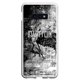 Чехол для Samsung S10E с принтом Led Zeppelin , Силикон | Область печати: задняя сторона чехла, без боковых панелей | led | led zep | led zeppelin | ledzep | lz | zoso | группа | джимми пейдж | джон генри бонэм | джон пол джонс | зосо | лед зепелен | лед зеппелин | ледзепелен | ледзеппелин | роберт плант | рок