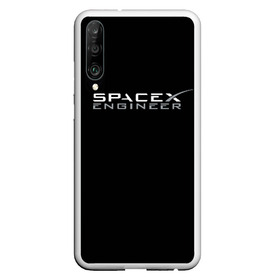 Чехол для Honor P30 с принтом SpaceX engineer , Силикон | Область печати: задняя сторона чехла, без боковых панелей | elon | mars | musk | spascex | астронавт | илон | инженер | космос | маск | ракета