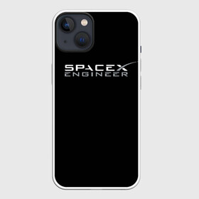 Чехол для iPhone 13 с принтом SpaceX engineer ,  |  | elon | mars | musk | spascex | астронавт | илон | инженер | космос | маск | ракета