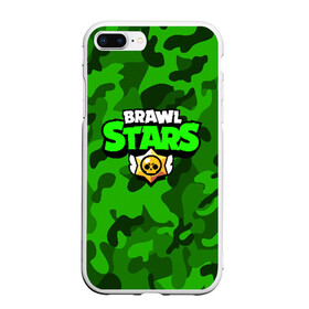 Чехол для iPhone 7Plus/8 Plus матовый с принтом BRAWL STARS , Силикон | Область печати: задняя сторона чехла, без боковых панелей | brawl stars | bull | colt | leon | stars | берли | бо | брок | ворон | джесси | динамайк | дэррил | кольт | леон | мортис | нита | пайпер | пенни | поко | пэм | рикошет | спайк | тара | фрэнк | шелли | эль примо