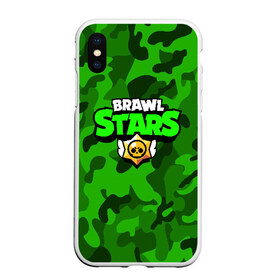 Чехол для iPhone XS Max матовый с принтом BRAWL STARS , Силикон | Область печати: задняя сторона чехла, без боковых панелей | brawl stars | bull | colt | leon | stars | берли | бо | брок | ворон | джесси | динамайк | дэррил | кольт | леон | мортис | нита | пайпер | пенни | поко | пэм | рикошет | спайк | тара | фрэнк | шелли | эль примо