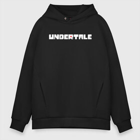 Мужское худи Oversize хлопок с принтом UNDERTALE , френч-терри — 70% хлопок, 30% полиэстер. Мягкий теплый начес внутри —100% хлопок | боковые карманы, эластичные манжеты и нижняя кромка, капюшон на магнитной кнопке | asriel dreemurr | chara | frisk | sans | undertale | азриэль дримурр | андертейл | андрайн | гастер | меттатон | санс | фриск | чара