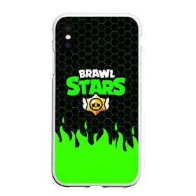 Чехол для iPhone XS Max матовый с принтом BRAWL STARS , Силикон | Область печати: задняя сторона чехла, без боковых панелей | brawl stars | bull | colt | leon | stars | берли | бо | брок | ворон | джесси | динамайк | дэррил | кольт | леон | мортис | нита | пайпер | пенни | поко | пэм | рикошет | спайк | тара | фрэнк | шелли | эль примо