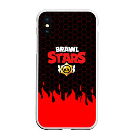 Чехол для iPhone XS Max матовый с принтом BRAWL STARS , Силикон | Область печати: задняя сторона чехла, без боковых панелей | Тематика изображения на принте: brawl stars | bull | colt | leon | stars | берли | бо | брок | ворон | джесси | динамайк | дэррил | кольт | леон | мортис | нита | пайпер | пенни | поко | пэм | рикошет | спайк | тара | фрэнк | шелли | эль примо