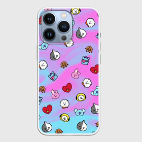 Чехол для iPhone 13 Pro с принтом BT21 ,  |  | bt21 | bt21 chimmy | bt21 cooky | bt21 koya | bt21 shooky | bt21 игрушки | bt21 купить | bt21 персонажи | bt21 чонгук | bts | bts 2019 | bts love | k pop | коя bt21 | магазин bt21