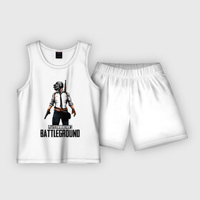 Детская пижама с шортами хлопок с принтом PUBG ,  |  | battle royal | playerunknowns battlegrounds | pubg | пабг | пубг