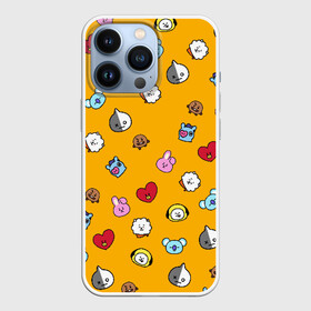 Чехол для iPhone 13 Pro с принтом BT21 ,  |  | bt21 | bt21 chimmy | bt21 cooky | bt21 koya | bt21 shooky | bt21 игрушки | bt21 купить | bt21 персонажи | bt21 чонгук | bts | bts 2019 | bts love | k pop | коя bt21 | магазин bt21