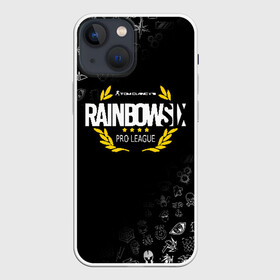 Чехол для iPhone 13 mini с принтом R6S PRO LEAGUE ,  |  | 6 | outbreak | rainbow | rainbow six siege | six | tom clancys | радуга осада | том клэнси