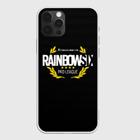 Чехол для iPhone 12 Pro Max с принтом R6S PRO LEAGUE (НА СПИНЕ) , Силикон |  | Тематика изображения на принте: 6 | outbreak | rainbow | rainbow six siege | six | tom clancys | радуга осада | том клэнси