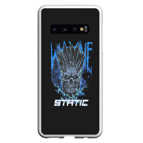 Чехол для Samsung Galaxy S10 с принтом Static Wayne , Силикон | Область печати: задняя сторона чехла, без боковых панелей | Тематика изображения на принте: 2014 | metal | music | need for speed | nfs | only | r.i.p | rip | rock | static | static x | staticx | the | wayne static | x | метал | музыка | нфс | рок | статик | уэйн статик