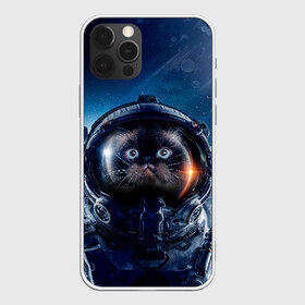 Чехол для iPhone 12 Pro Max с принтом Кот космонавт , Силикон |  | nasa | вселенная | звезды | космонавт | космос | кот | котик | котяра | котята | кошка