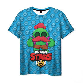 Мужская футболка 3D с принтом Brawl Stars , 100% полиэфир | прямой крой, круглый вырез горловины, длина до линии бедер | brawl | brawl stars | stars | бравл | бравл старс | браво старс | игра | компьютерная | онлайн | старс